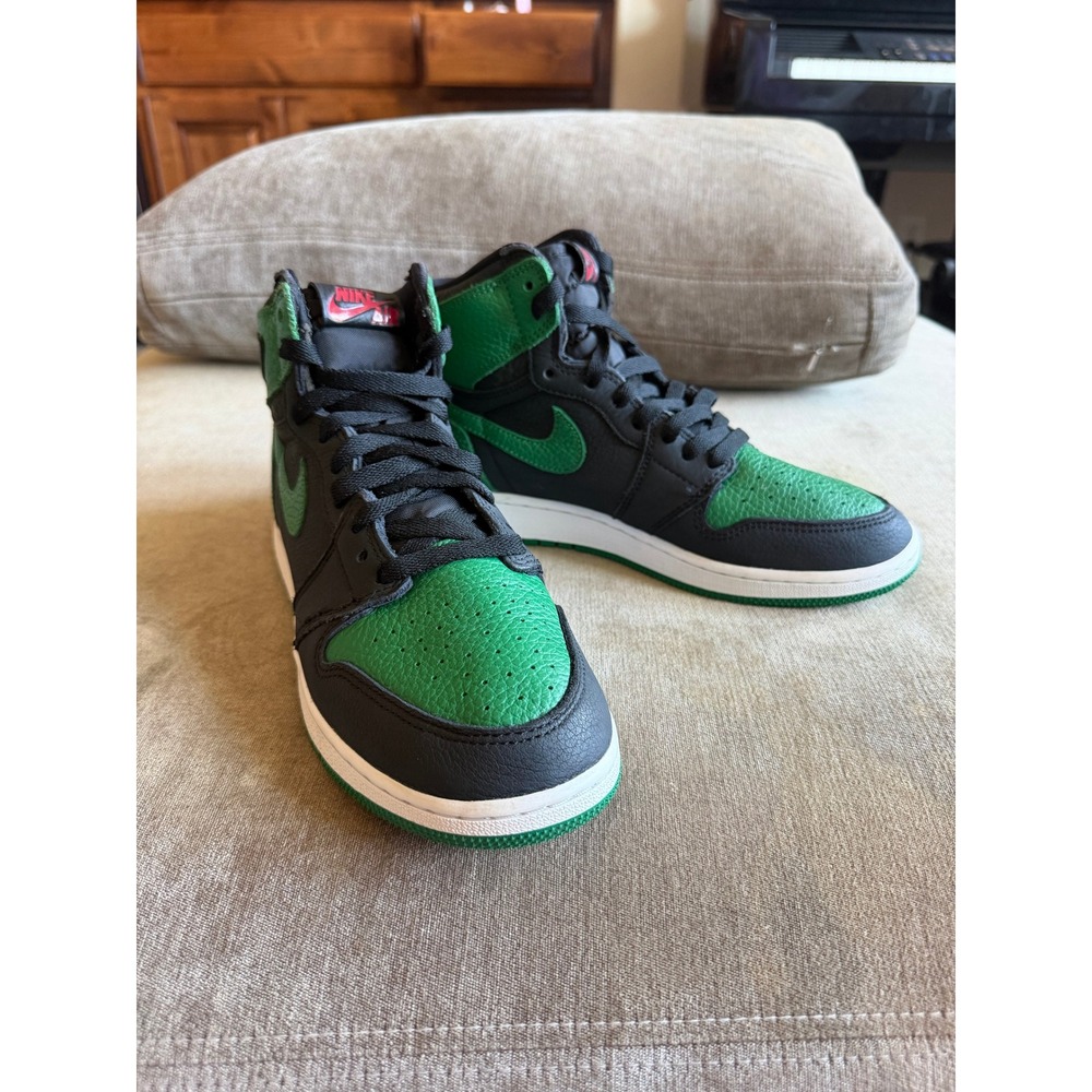 Air Jordan 1 Retro High OG Pine Green 2.0 GS 575441-030 Kids Size 6Y Womens 7.5 - Picture 3 of 8